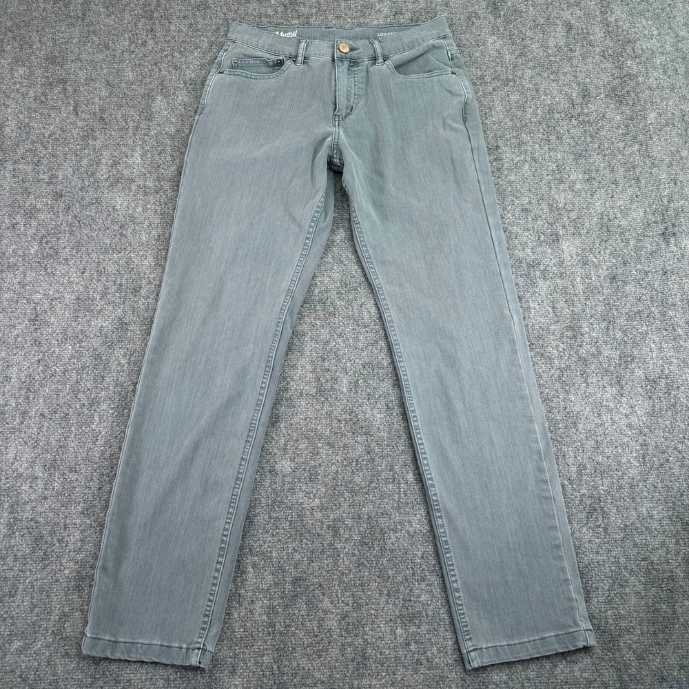 Mugsy Jeans Mens 30x32‎ (Fits 30x30) Grey Logans Coolmax Stretch Denim Cotton